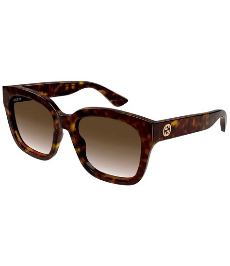 gucci two-tone cat-eye acetate sunglasses havana gold|authentic gucci sunglasses women.